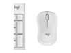 Logitech MK295 Silent - Juego de teclado y ratón - inalámbrico - 2.4 GHz - español - blanco apagado