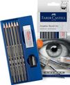 Faber-Castell Goldfaber - Set de 6 crayons graphites - 2B, 2H, 4B, 6B, B, HB