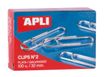 Caja 100 Clips galvanizados nº2 32mm