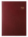 Agenda Santex Bremax - 1 jour par page - 21 x 29 cm - bordeaux - Brepols