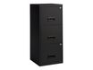 Classeur 3 tiroirs pour dossiers suspendus - 95,7 x 40 x 40 cm - noir