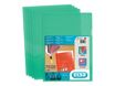 M STAR - 10 Pochettes coin -  A4 - pour 25 feuilles - 15/100 - vert