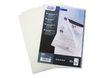 M STAR - 10 Pochettes coin -  A4 - pour 25 feuilles - 15/100 - incolore