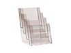 INOVSHOP PLV - présentoir brochures - 4 pochettes - pour A5