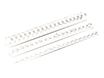 Fellowes - 100 anneaux de reliure en plastique - 16 mm - jusqu'à 120 feuilles - blanc