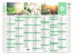 Quo Vadis Equology - Calendrier recyclé 7 mois par face - 40,5 x 55 cm