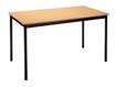Table modulaire rectangulaire - L120 x H74 x P60 cm - imitation hêtre