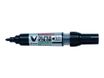 PILOT V SUPER COLOR RECHARGEABLE - Marqueur permanent - pointe ogive - noir