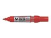 Pilot V SUPER COLOR - Marqueur permanent rechargeable - pointe ogive - rouge