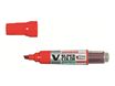 Pilot V SUPER COLOR - Marqueur permanent rechargeable - pointe biseau - rouge