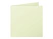 Pollen - 25 Cartes pliées - 135 x 135 mm - 210 g/m² - vert bourgeon