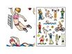 Apli - 3 feuilles gommettes sports