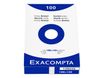 Exacompta - Pack de 100 Fiches bristol - 10 x 15 cm - uni - blanc