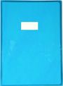 Calligraphe - Protège cahier sans rabat - A4 (21x29,7 cm) - cristalux - bleu transparent
