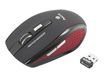 NGS Flea Advanced - souris sans fil - noir et rouge