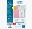 Exacompta Super 60 - 250 Sous-chemises - 60 gr - couleurs pastels assorties