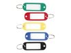 Sign - 100 Porte-clés - 56 x 22 mm - plastique - couleurs assorties