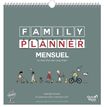 Quo Vadis - Calendrier familial à feuillets - Spiralé - 2026-2027 - Français - Family Planner - 16 mois de septembre à décembre - 30x30 cm - Papier Clairefontaine blanc - Fabrication française