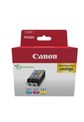Canon CLI-521 Multipack - Paquete de 3 - 9 ml - amarillo, cián, magenta - original - depósito de tinta - para PIXMA iP3600, iP4700, MP540, MP550, MP560, MP620, MP630, MP640, MP980, MP990, MX860, MX870
