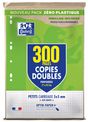 Oxford - copies doubles - 300 pages - A4 - petits carreaux (5x5 mm) - perforées