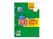 Oxford - copies doubles - 300 pages - A4 - petits carreaux (5x5 mm) - perforées