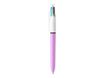 Boli bic 4 colores fun rosa-celeste