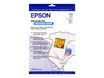 Epson - Papier transfert sur T-shirt - 124 g/m² - 10 feuilles A4 - impression jet d'encre
