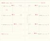 Oberthur 13 - Recharge pour organiseur - 1 semaine sur 2 pages - 8 x 13 cm
