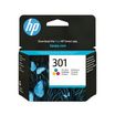 HP 301 - 3 couleurs - cartouche d'encre originale (CH562EE)