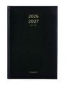 Agenda Bretime Lima 16 mois - 1 semaine sur 2 pages - 15 x 21 cm - noir - Brepols