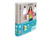 Oxford Polyvision - Classeur à anneaux personnalisable - Dos 40 mm - A4 Maxi - pour 250 feuilles - transparent