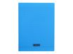 Calligraphe 8000 - Cahier polypro 24 x 32 cm - 96 pages - grands carreaux (Seyes) - bleu