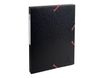 Exacompta Exabox - Boîte de classement en carte lustrée - dos 25 mm - noir