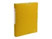 Exacompta Exabox - Boîte de classement en carte lustrée - dos 25 mm - jaune