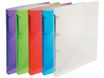 Exacompta Crystal - Classeur souple à anneaux - Dos 20 mm - A4 - pour 100 feuilles - disponible dans différentes couleurs