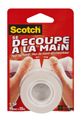 Scotch Crystal - Ruban adhésif "Se découpe à la main" - 19mm x 25m