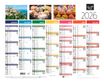 Quo Vadis - Calendrier Fantaisie 7 mois par face - 43 x 33,5 cm - Tradition
