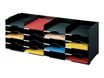 Bloc de classement 20 cases (pour documents A4) - noir