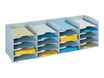 Bloc de classement 20 cases (pour documents A4) - gris