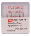Apli - Boite de 5 aiguilles fines pour pistolet textile