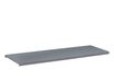 Tablette pour armoire à rideaux monobloc - L120 x P43 x H43 cm - silver