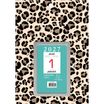 Ephéméride neutre 6,5 x 9,7 cm sur plaque décors Urban Roar 14,5 x 21,5 cm - Exacompta
