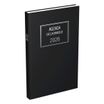 Lecas - Agenda Banquier Large - 1 jour sur 2 pages - 1er volume - 18 x 29 cm - noir