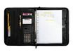 Carpentras Sign Office - Conférencier A4 zippé, à anneaux avec calculatrice - noir