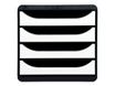 Exacompta BigBox - Module de classement 4 tiroirs - blanc brillant