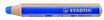 STABILO Woody 3 in 1 - Crayon de couleur pointe large - bleu d'outremer