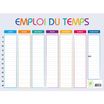 Emploi du temps Multicolore - 29,5 x 22 cm - Exacompta