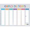 Emploi du temps Multicolore 29,5 x 22 cm - Exacompta