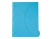 Smartfolder Wallou - 100 Chemises à 3 rabats - bleu ciel