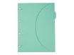 Smartfolder Wallou - 100 Chemises à 3 rabats - vert